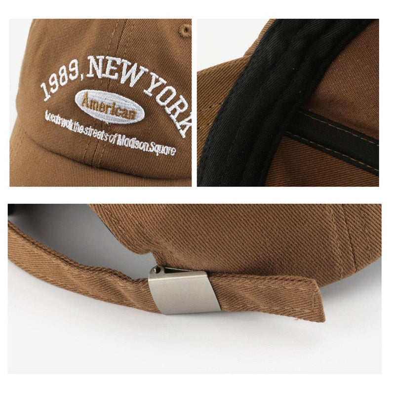 Boné de Beisebol Aba Curva New York American®