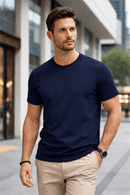 Camiseta Masculina Premium em Algodão Pima