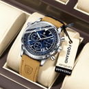 Relógio fino em aço inoxidável Poedagar - Vanguard