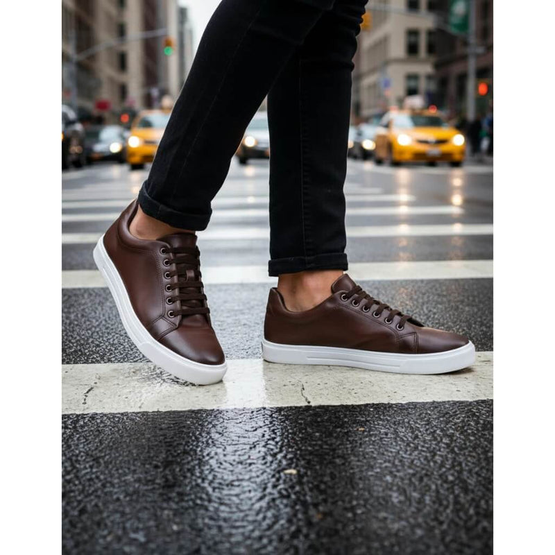 Sapatênis Masculino Executive Comfort – Couro Sintético Premium