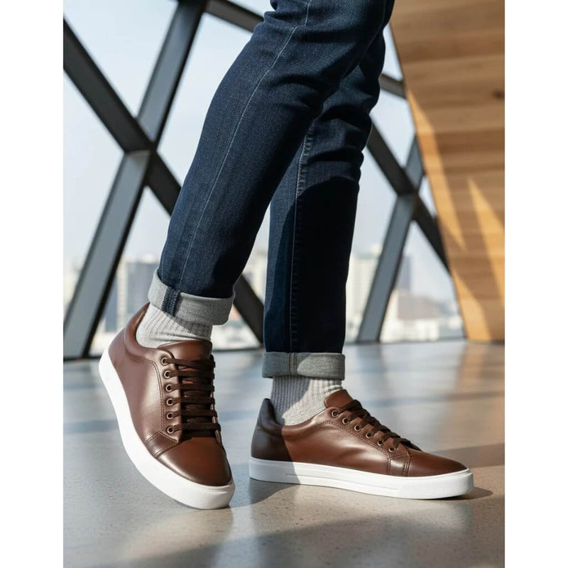 Sapatênis Masculino Executive Comfort – Couro Sintético Premium